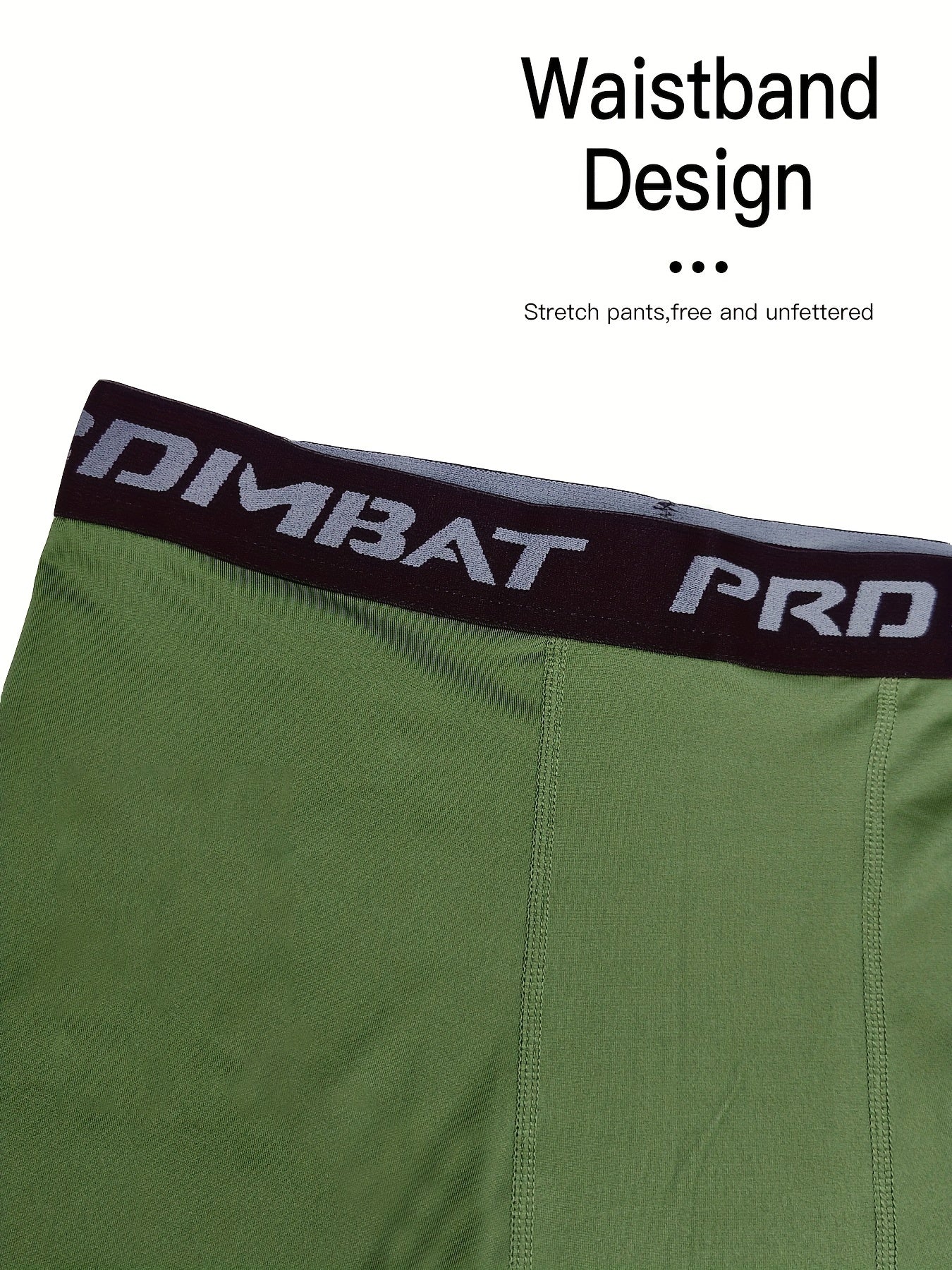Men's 5pcs Solid Leggings Active Quick Drying Sports Compression Pants
