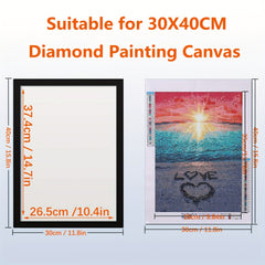 Magnetic Diamond Painting Frames 30x40 48x64 Cm Self Adhesive Soft Frames