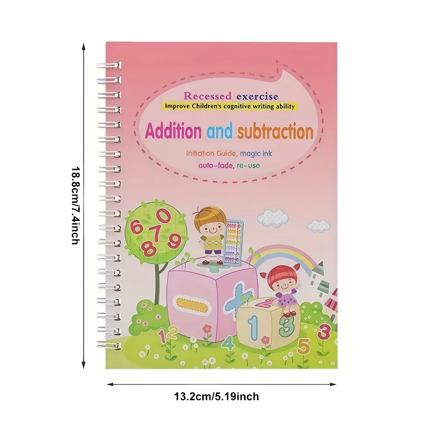 4pcs Handwriting Practice Books with Pen & Paper