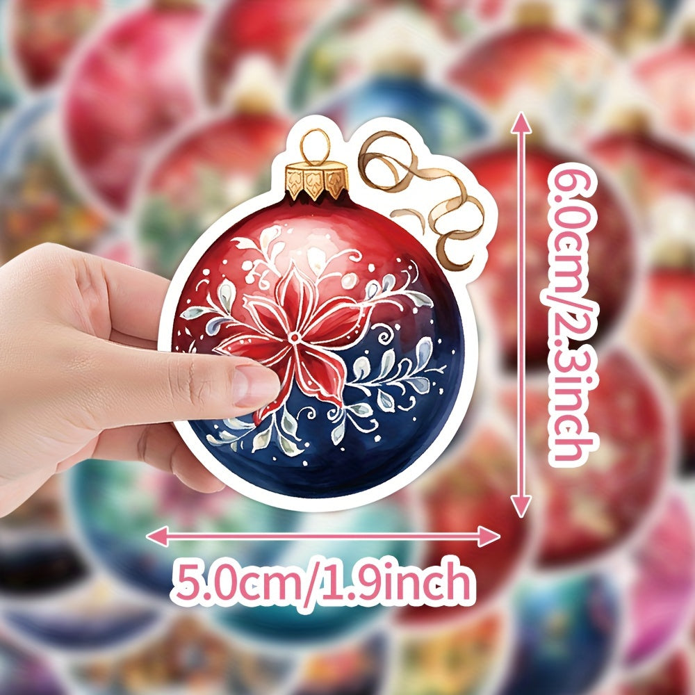 YIIMANNER 50 Pack Cartoon Christmas Graffiti Stickers Vinyl