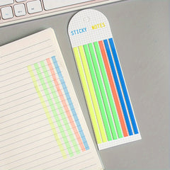 160 Sheets Thin Strip PET Sticky Notes Index Stickers 1 Pack