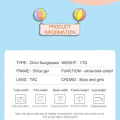 Girls Cartoon Polarized Sunglasses UV Protection Kids Accessories