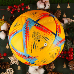 Size 5 Soccer Ball with Pump for Outdoor Training and Entertainment