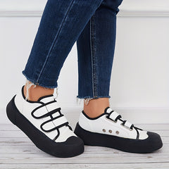 Women's Breathable Walking Shoes Hook & Loop Fastener Casual Sneakers