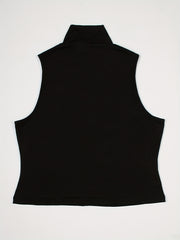  Solid High Neck Tank Top
