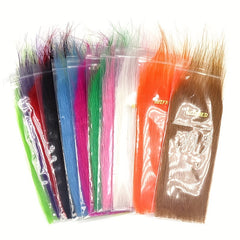 2 Packs Fiber Craft Fur Flies Bait Wings Tying Material Fishing Accessor