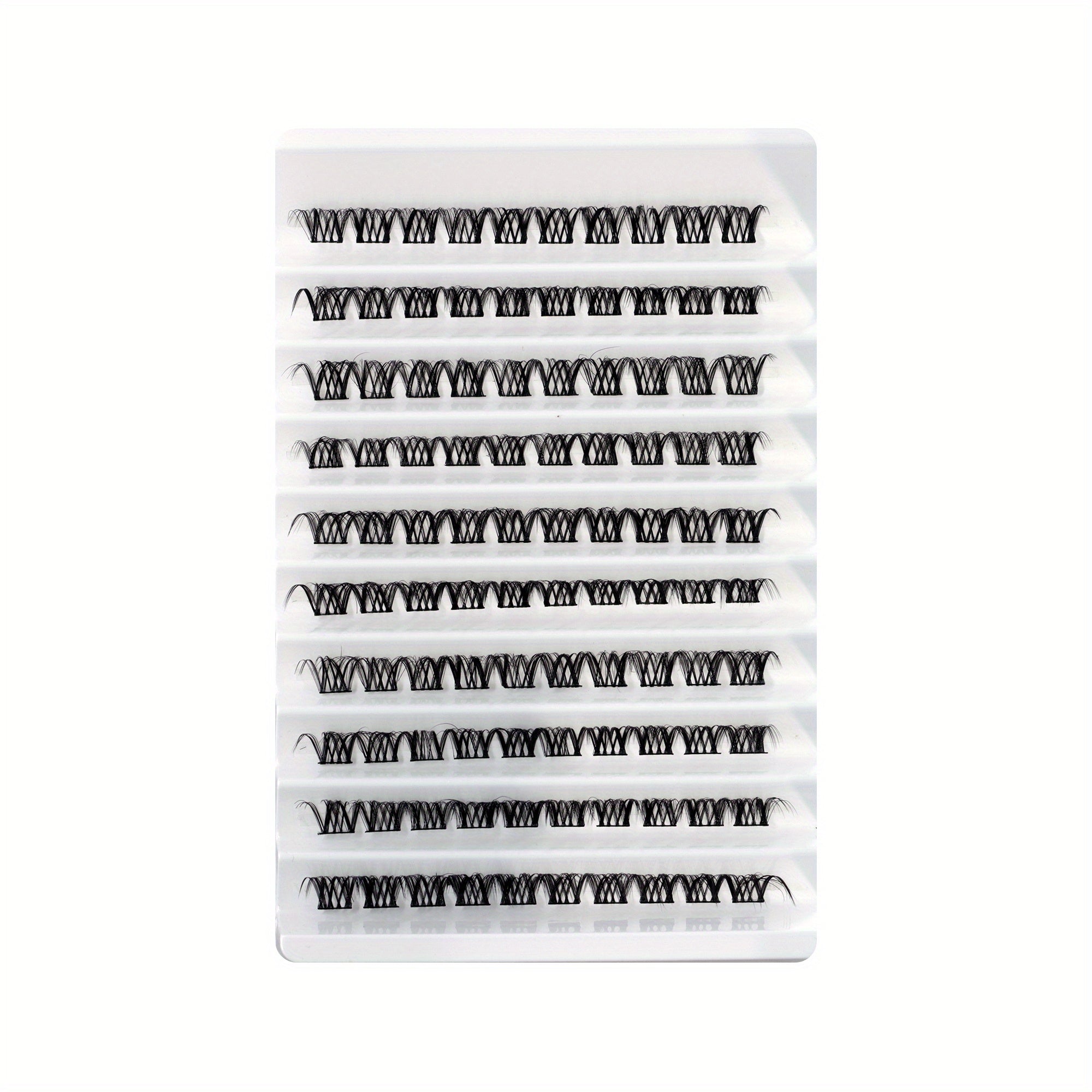 10 Rows Cluster False Eyelashes Large Capacity Individual Lashes