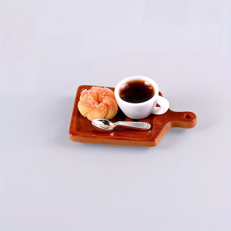 Dollhouse Kitchen Food Tray Set for 1:12 Scale Dollhouse