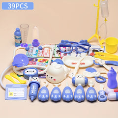 Pink Pretend Doctor Toy Playset for Kids