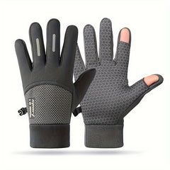 Anti Slip Cycling Gloves Windproof Waterproof Touch Screen Gloves