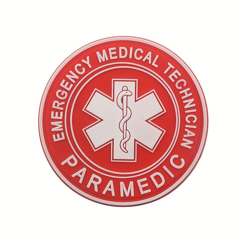 EMT Enamel Brooch Pin Soft Rubber Reflective Badges