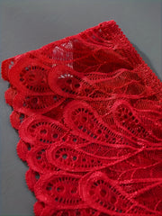 3pcs Lace Thongs Breathable & Comfy Panties Women's Lingerie