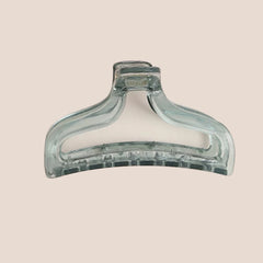 Clear Solid Hair Claw Clip Non Slip Strong Hold Grip Hair Jaw Clip Thick Hair