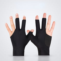 8pcs 3 Fingers Pool Gloves Left Hand Billiards Accessories