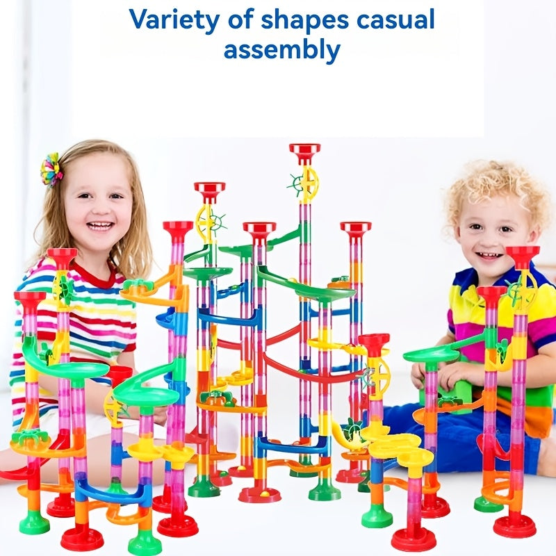 232pcs Puzzle Building Block Track Ball Toy