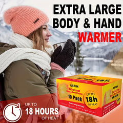 10pcs Disposable Hand Warmers Patches Safe Natural Odorless Long Lasting