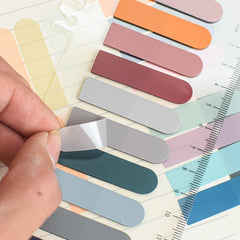 3 Types Card PET Sticky Notes 600 Stickers Label Paper Index Stickers