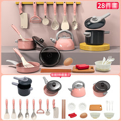 Kids Play Kitchen Set, Educational Cooking Toys