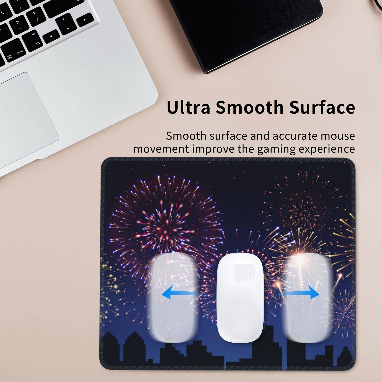 Fireworks Pattern Gaming Mousepad