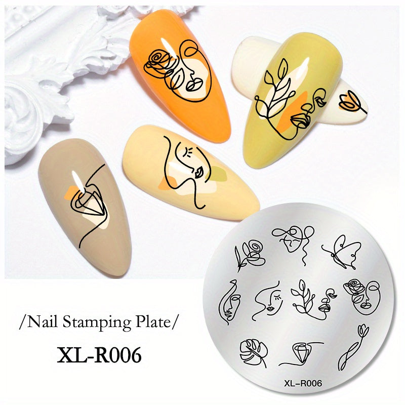 Nail Art Stamping Plate Set for Stunning Manicures