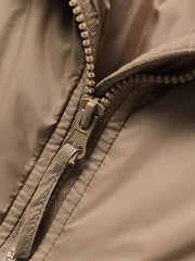 Women's Over The Knee Puffer Hooded Jacket