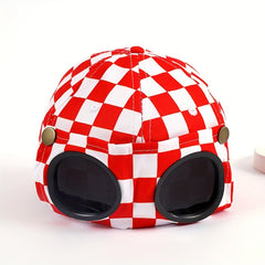 Plaid Baseball Cap Lightweight Adjustable Sun Hats Unisex Casual Dad Hats