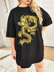  Dragon Graphic Sleep Dress