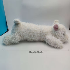 Realistic Dog Plush Toy Soft Polyester Mixed Colors Perfect Gift for Birthdays