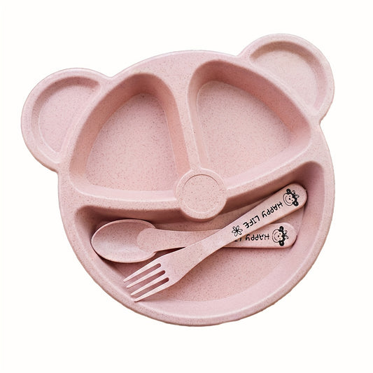 Fun & Colorful Kids Plate Set for Enjoyable Mealtime