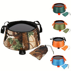 Large Capacity Portable Folding Water Bucket for Camping Fishing Outdoor