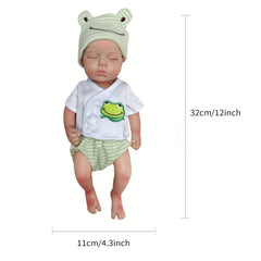 6inch Full Body Silicone Bebe Reborn Doll Lifelike Newborn Doll