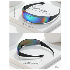 Men's Hip Hop Style Sunglasses Cyberpunk Futurist Sunglasses