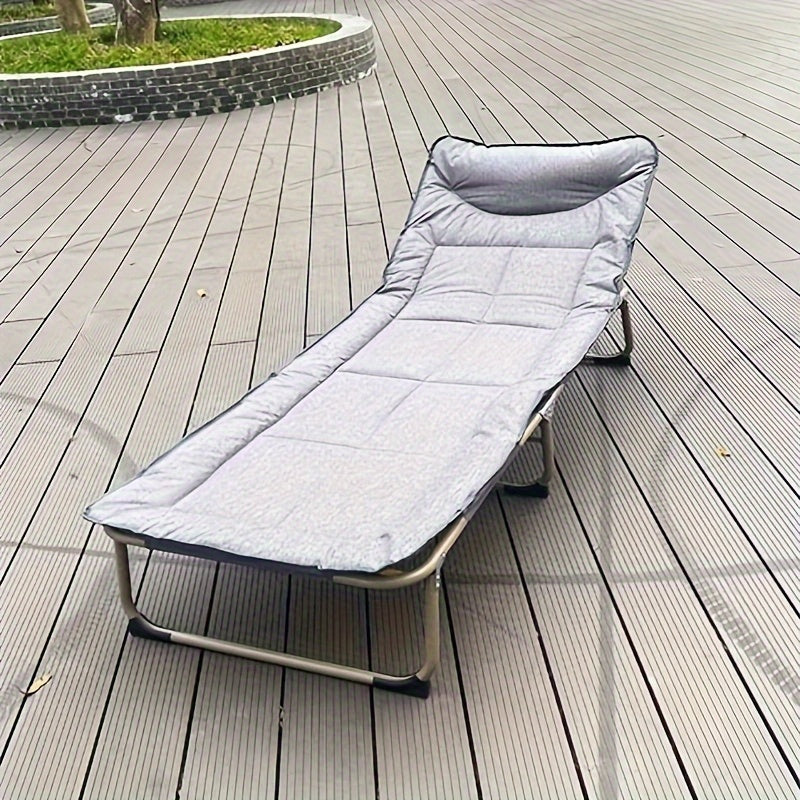 Outdoor Folding Bed, Single Bed for Office Nap and Camping