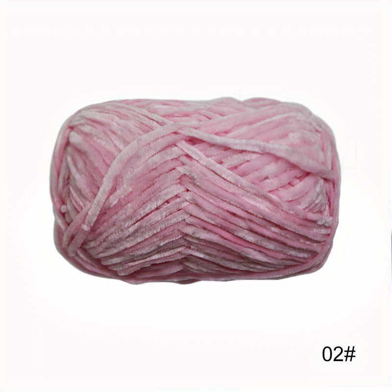 3pcs 50g Chenille Hand Woven Polyester for Hats Bags Dolls Accessories