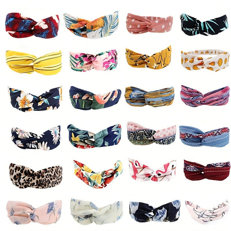 Animal Print Elastic Headband Leopard Snake Hair Band