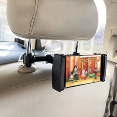 Car Seat Back Phone Holder Rear Seat Rotating Tablet Mount