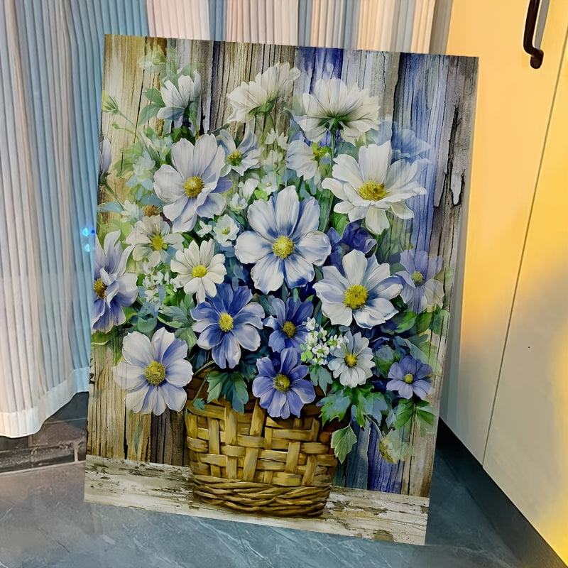 Floral Basket Paint by Numbers Kit for Adults
