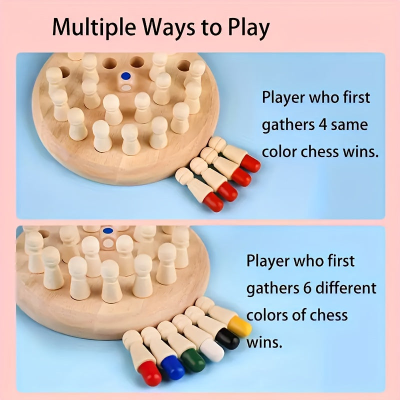 Memory Chess 24pcs Improve Concentration Puzzle Game for Kids