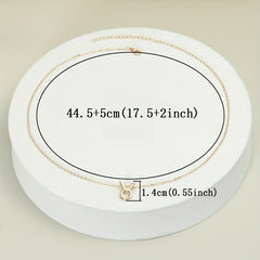 Golden Zodiac Symbol Pendant Necklace Cross Border Constellation Paper Card