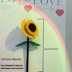 Sunflower City Toy Girl Home Decoration Christmas Gift MOC Building Block