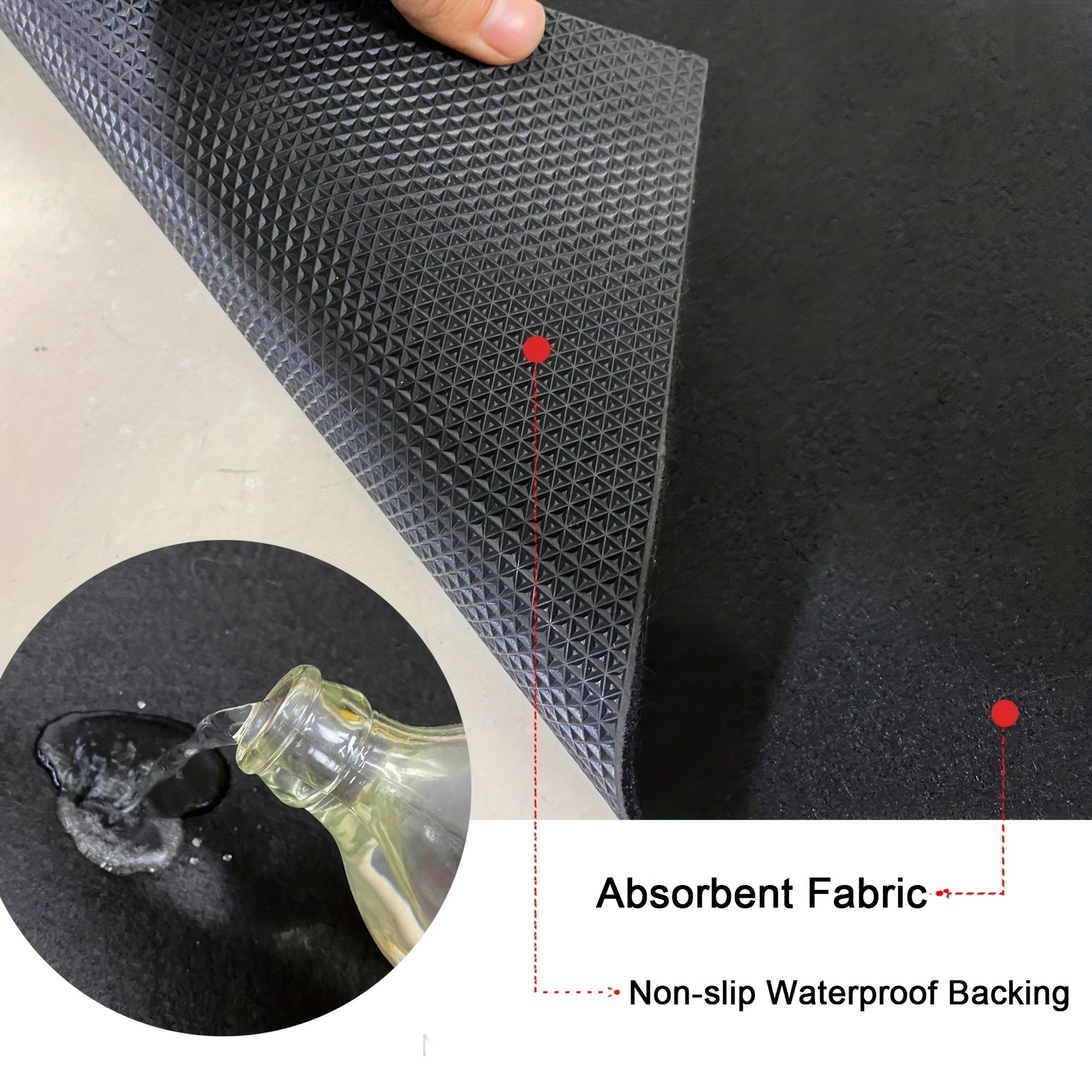 Waterproof Silicone Sink Liner Shelf Protector for Kitchen and Bathroom Cabinets