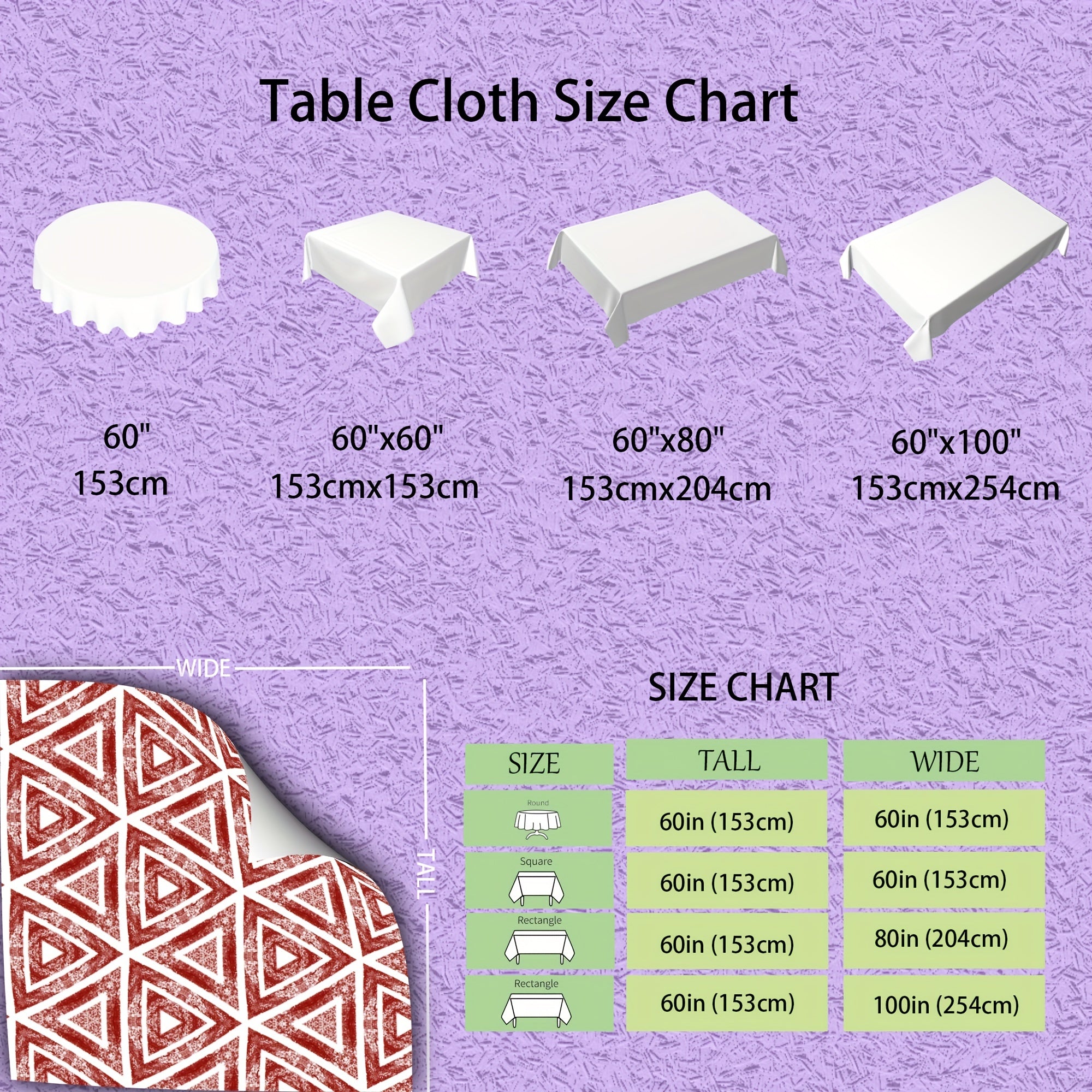 Watercolor Floral Table Cover Stain Resistant Washable Kitchen Dining Weddings