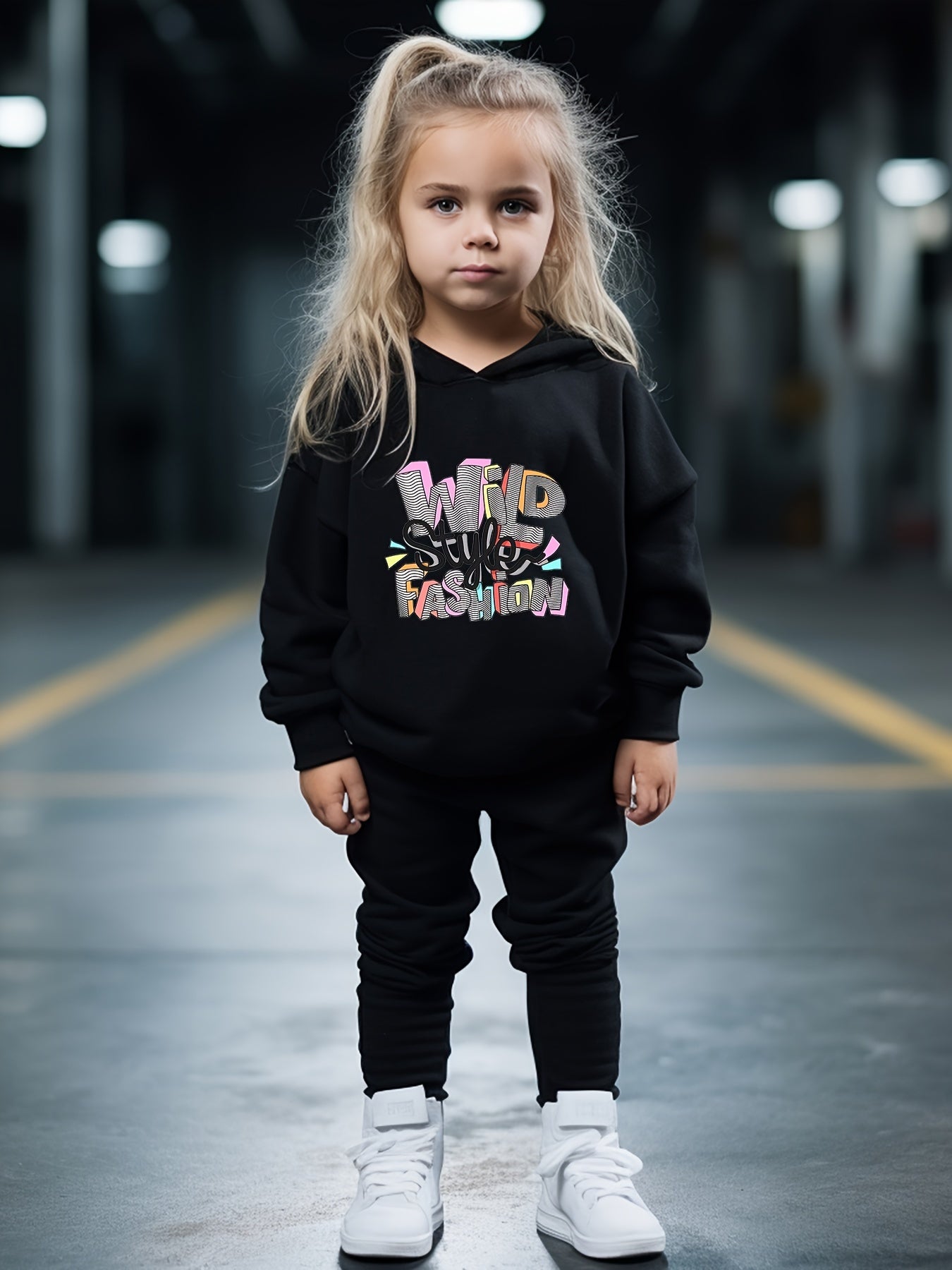 OERYUI Wild Print Hoodies Pants Set Spring Fall Sports Gift