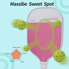 Pickleball Paddles Set PR200 Racket 2pcs Bag 1pc