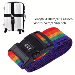 Cross Packing Strap with Password Reinforcement - Travel Luggage Accessory