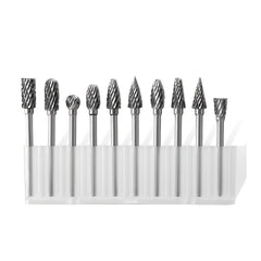 10pcs Tungsten Carbide Grinding Bits Set for Rotary Tools