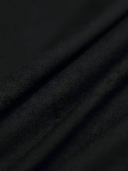 Christmas Hat Print Lounge Top Long Sleeve Crew Neck Women's Pajama