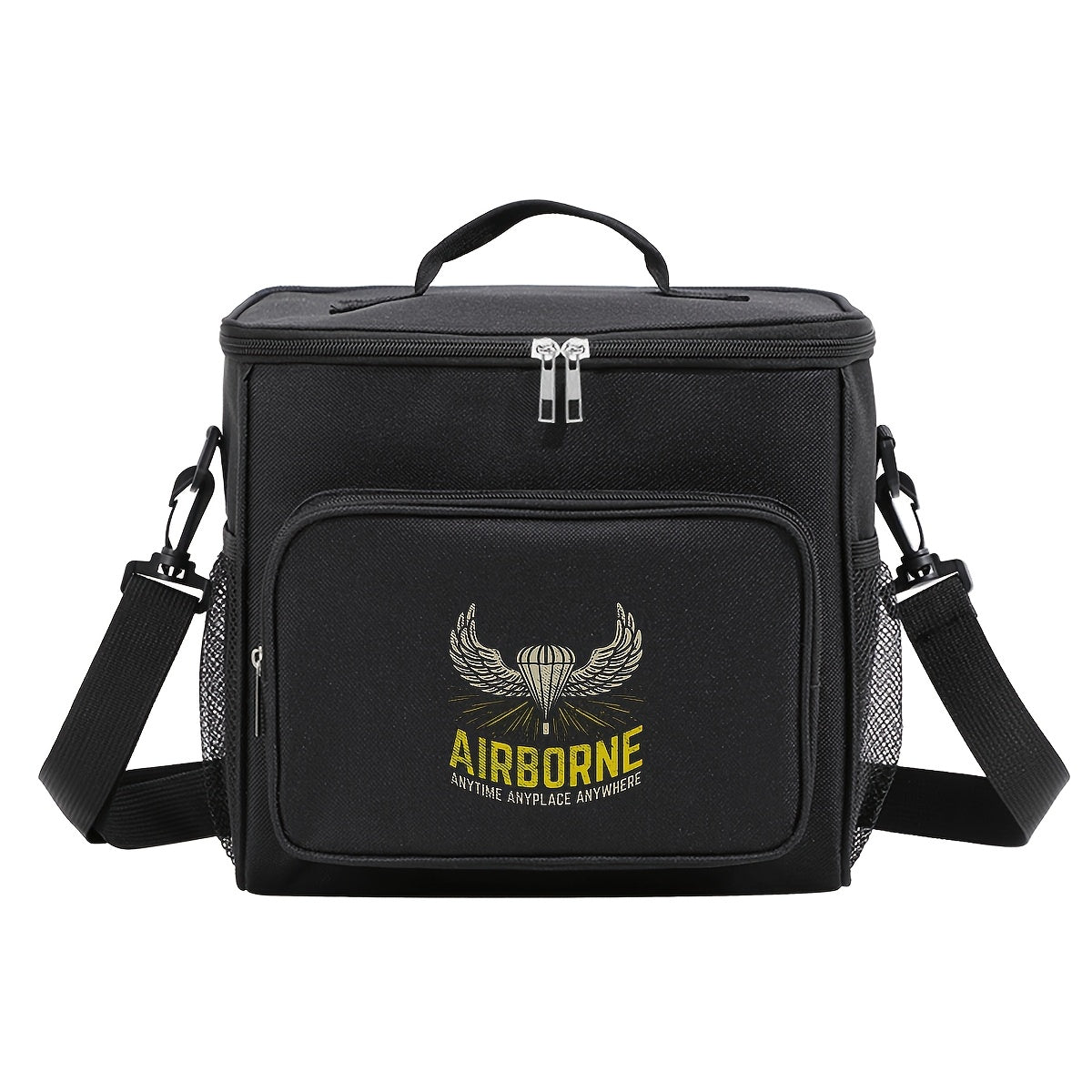 AIRBORNE Tactical Insulated Lunch Bag Large Capacity Portable Cooler
