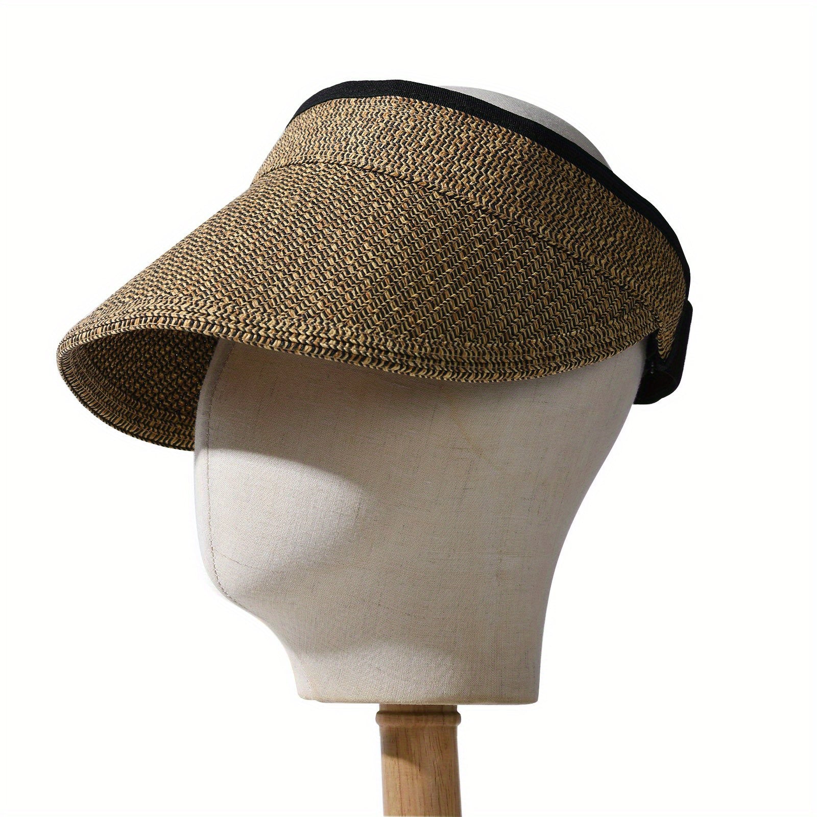 Sun Straw Hats Sun Visor Wide Brim Beach Hat Summer Packa