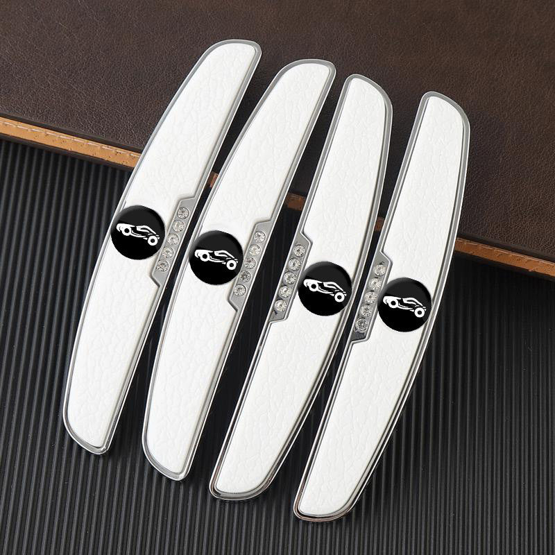 4Pcs Car Side Door Edge Guards Protector Luminous Scratch Guard Sedans Truck SUV